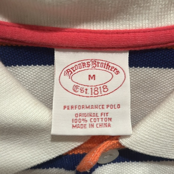 Brooks Brothers Golf Shirt Short Sleeved Men's M - Picture 2 of 4